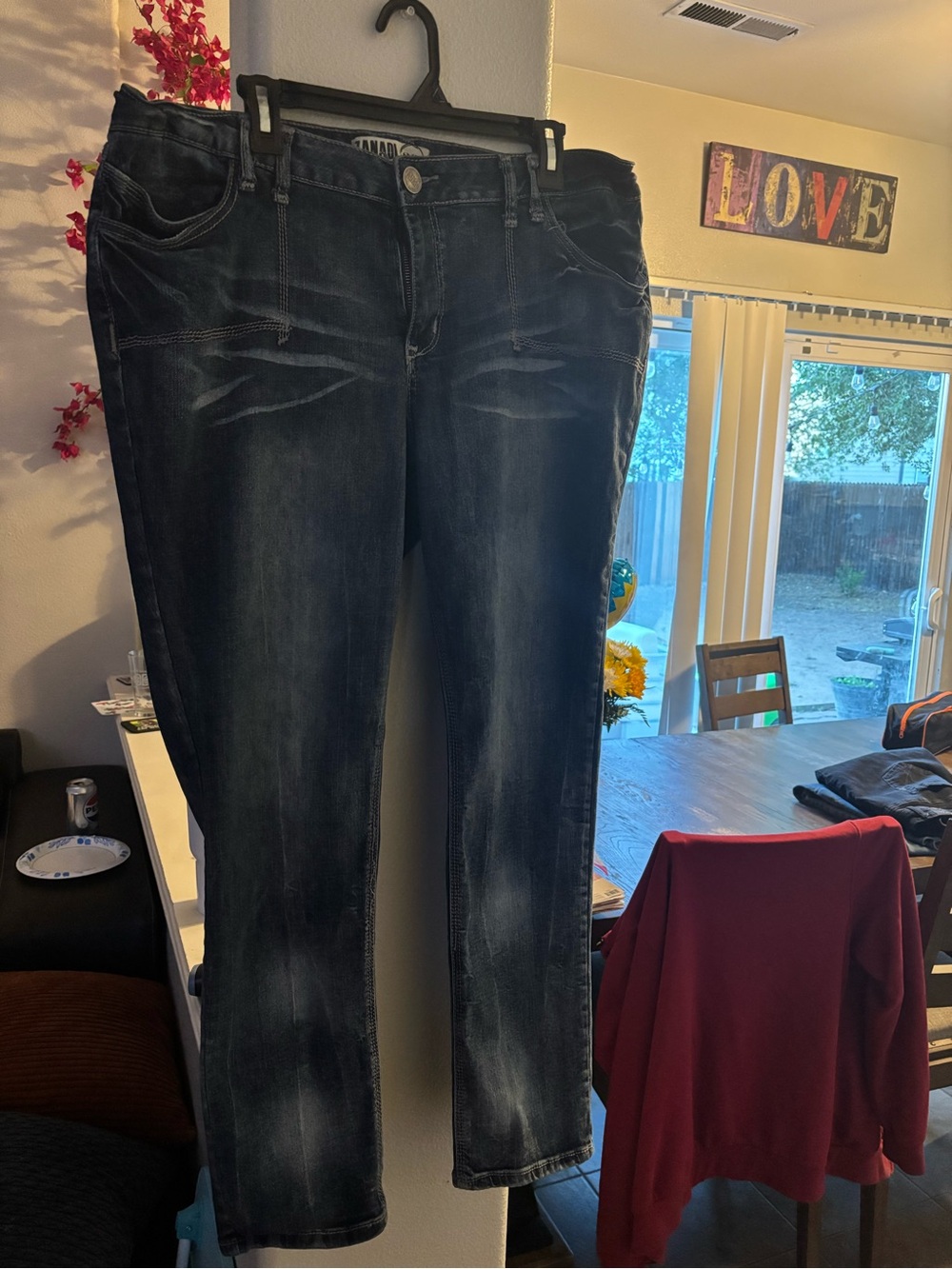 Zanadi Women’s Straight Leg Jeans - Deep Indigo Wash